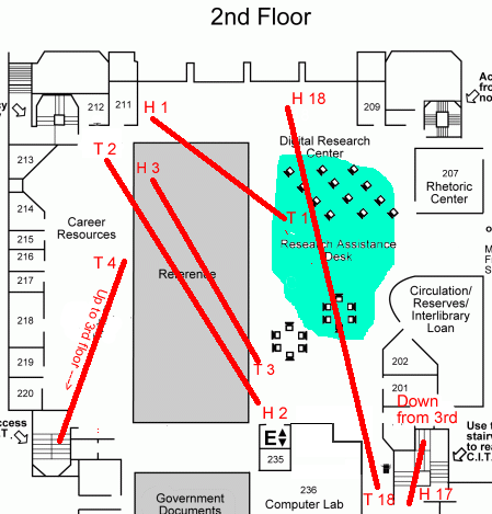 Disc Golf Map 2nd