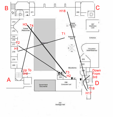 Frisbee Golf Course 2nd Floor