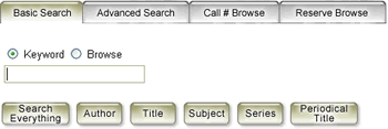 WebCat Basic Search