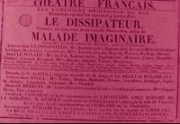 Poster of the Theatre Francais