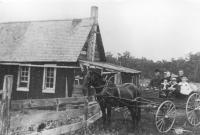 Family on wagon