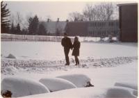 Walking in the snow