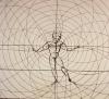 Oskar Schlemmer--drawing of Man as Dancer